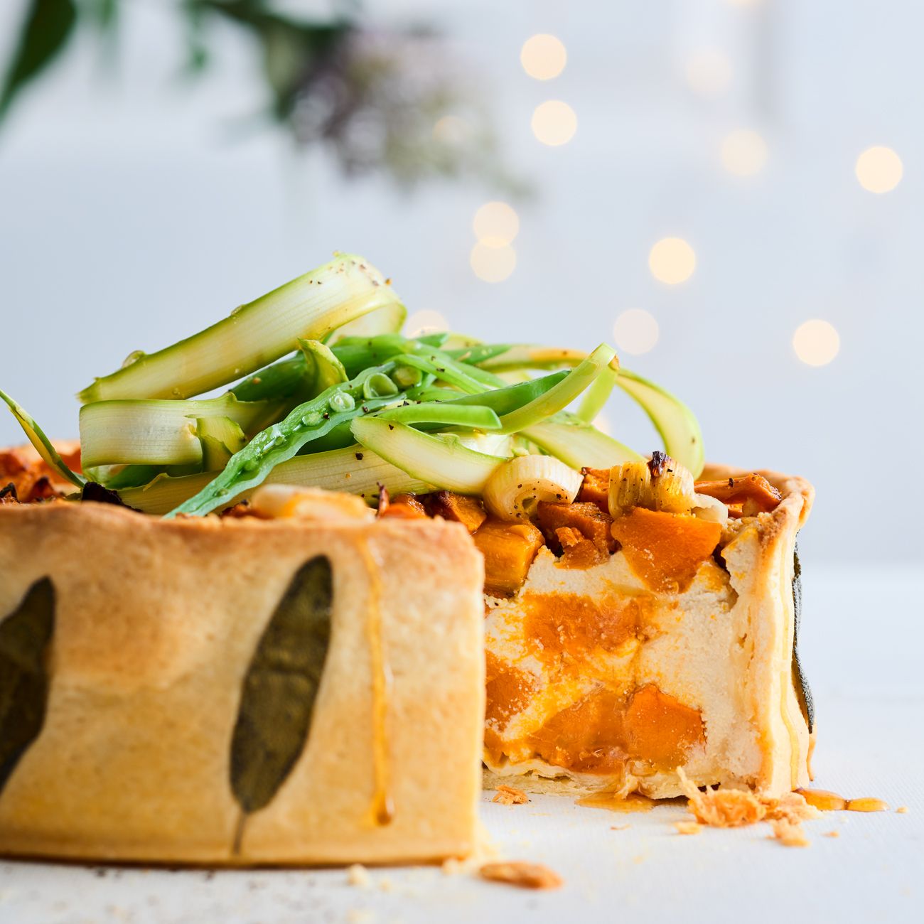 Vegan Pumpkin and Sage Tart