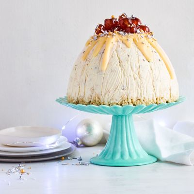 White Christmas No-churn Ice-cream Pudding