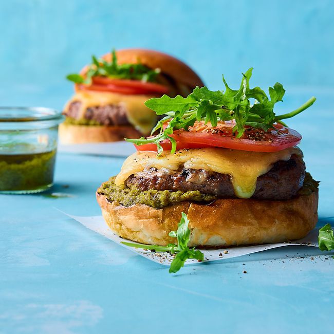 Italian-style Beef Burgers