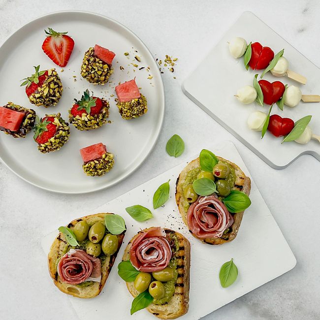 Valentine's Day Picnic Spread