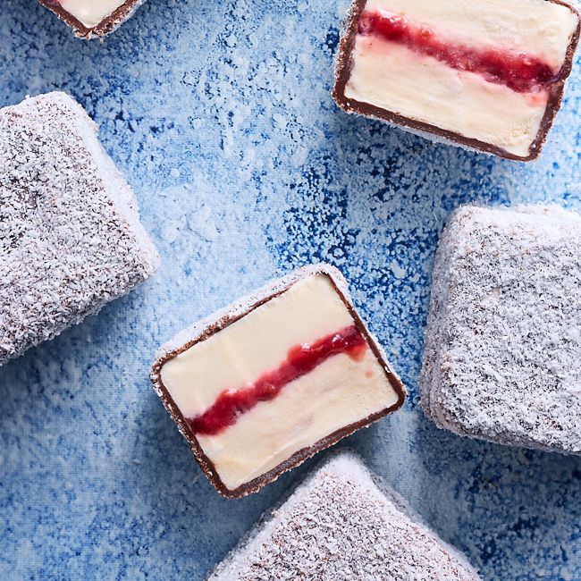 Lamington Ice-cream Cubes