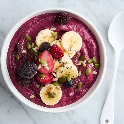 Mixed Berry & Banana Smoothie Bowl
