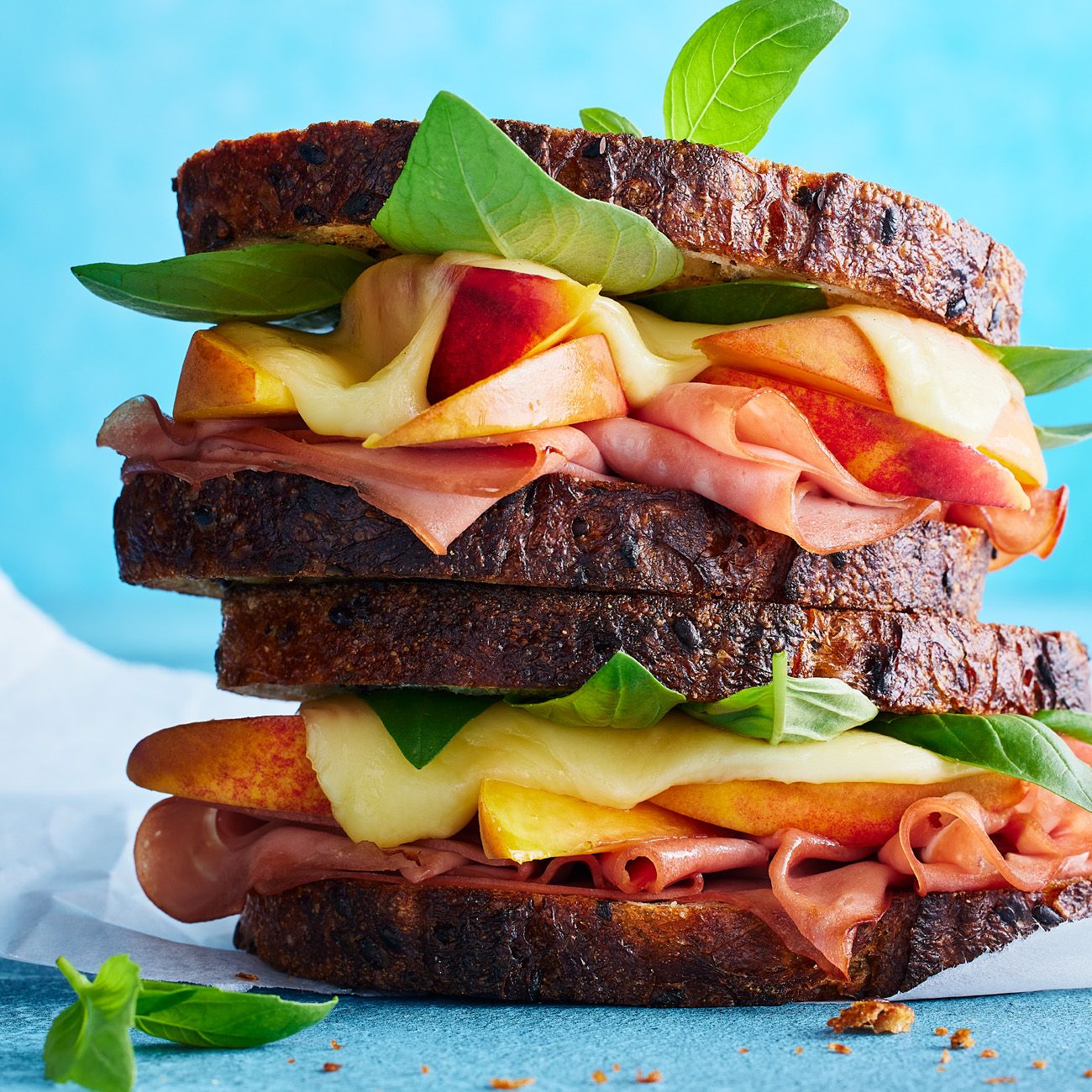 Peach & Mortadella Toastie Recipe Woolworths