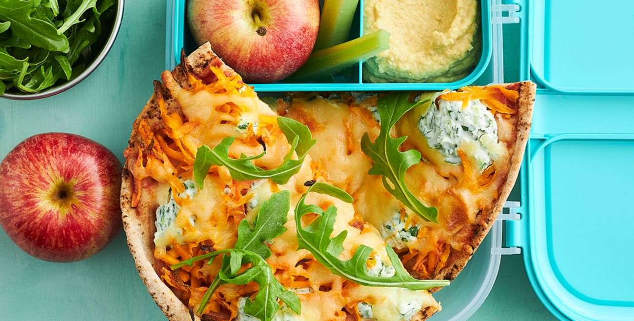 Pumpkin & Herb Ricotta Pizza Lunch Box