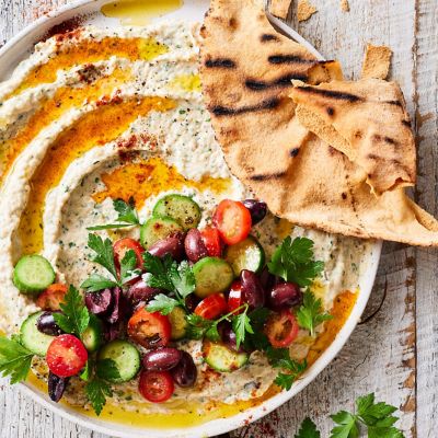 Healthier Smoky Barbecued Baba Ganoush