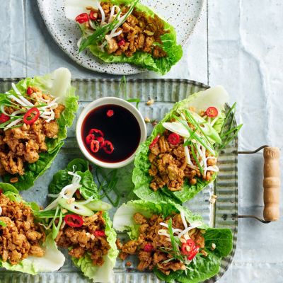 Soy Chicken San Choy Bow