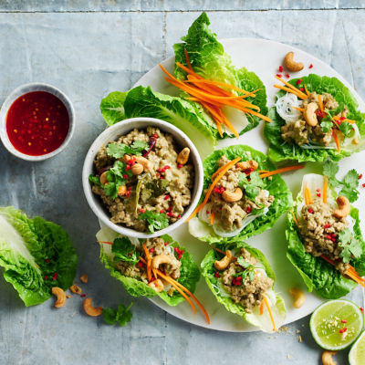 Thai Green Curry Larb Cups