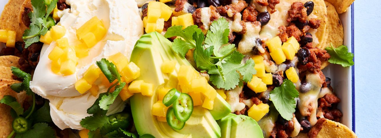 Turkey Nachos with Mango Salsa