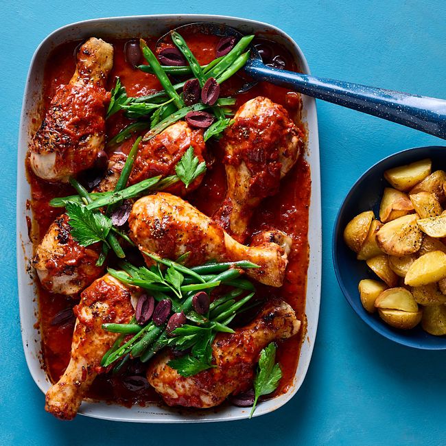 Chicken Cacciatore Tray Bake