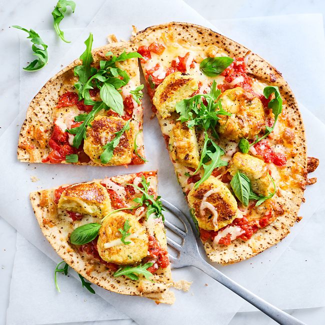 Leftover Meatball Pizza