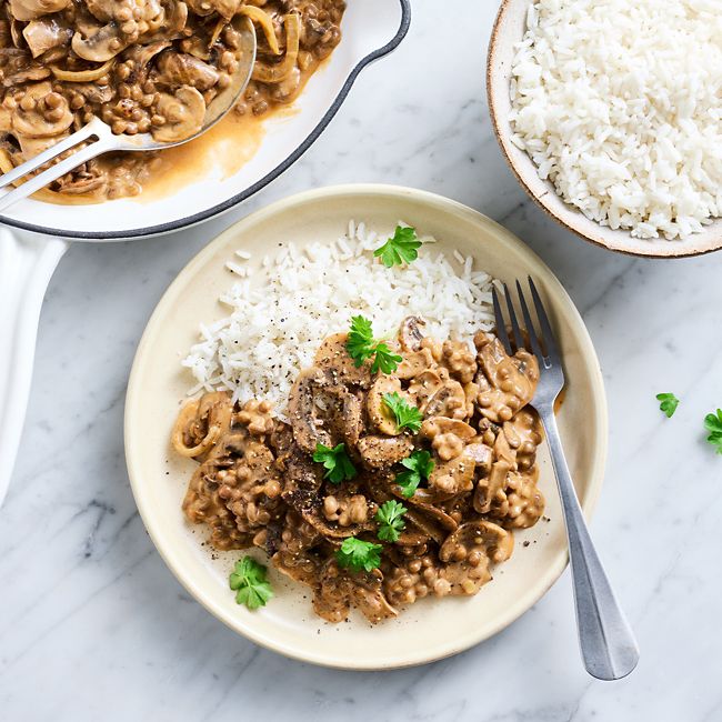 Easy Mushroom Stroganoff