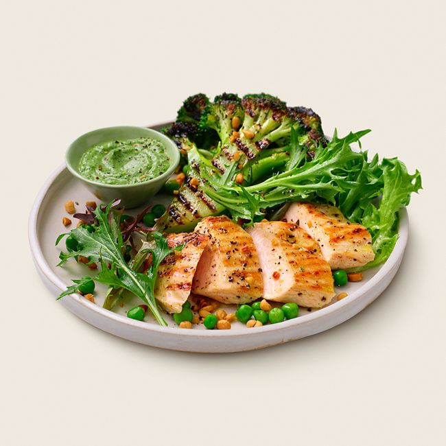 Green Goddess Chicken & Broccoli Salad