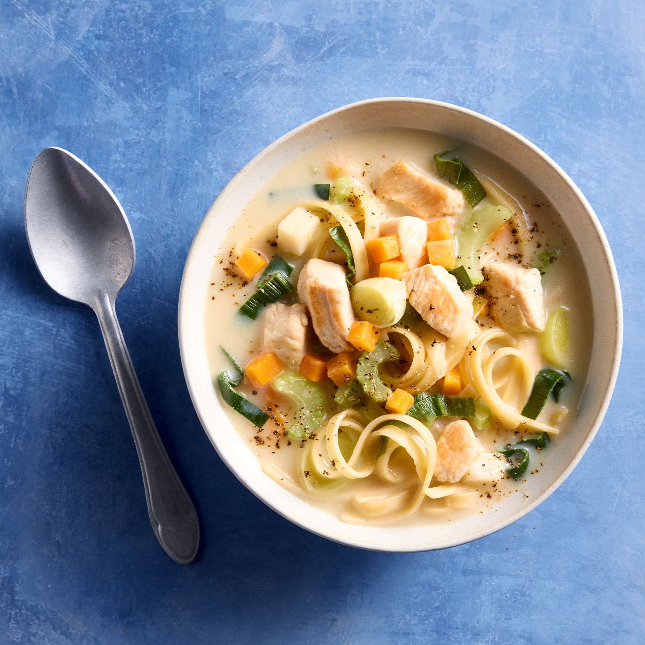 Creamy Chicken Noodle Soup