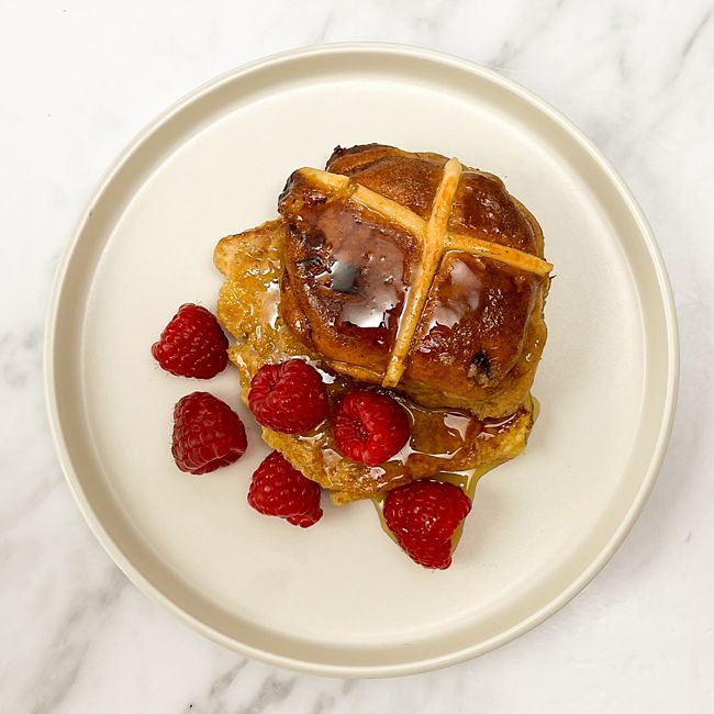 Gluten-free Hot-cross-bun French Toast