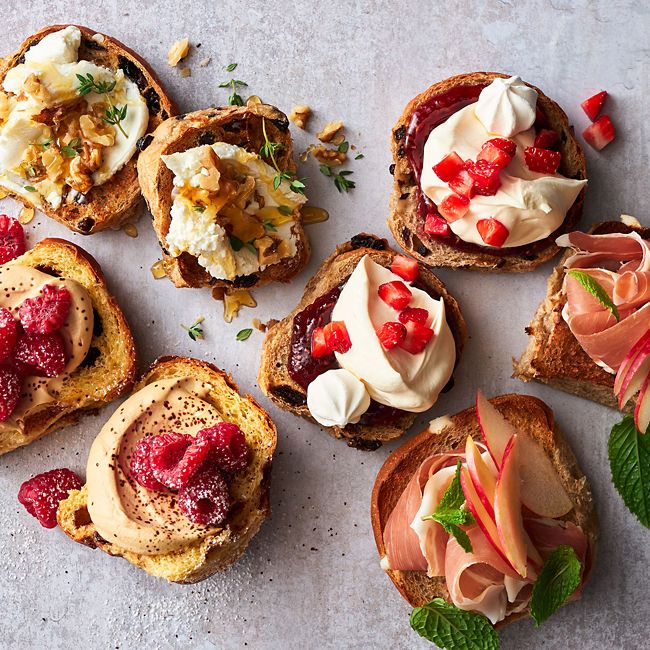 Hot Cross Buns with Toppings