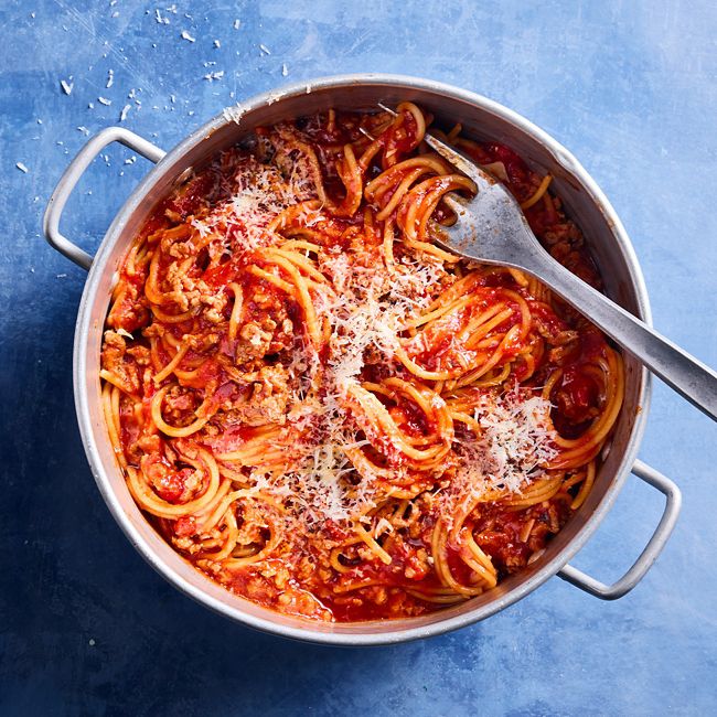Speedy One-pot Spaghetti Bolognese