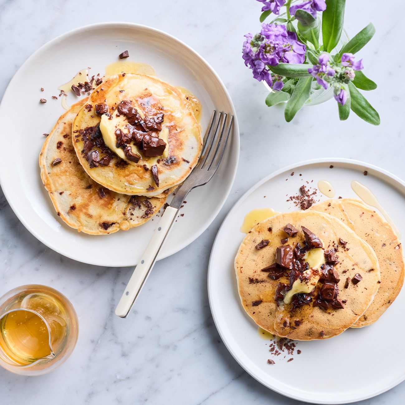 Chocolate & Espresso Pancakes