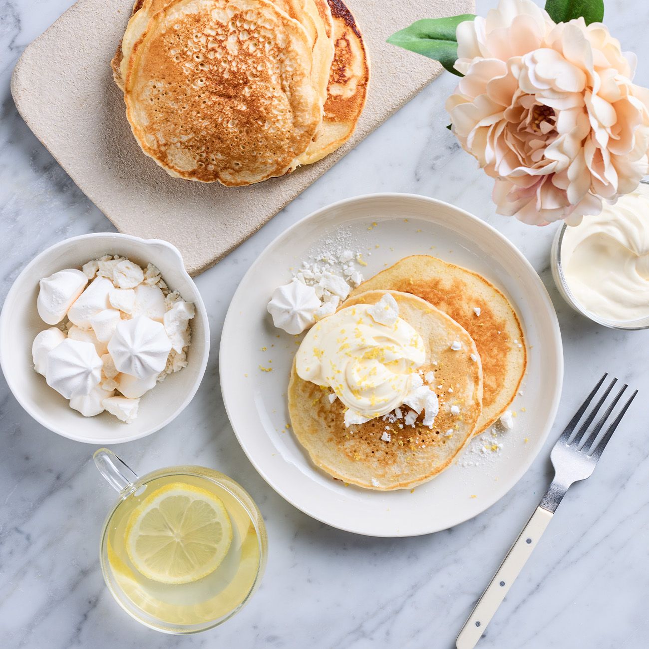 Lemon Meringue Pancakes