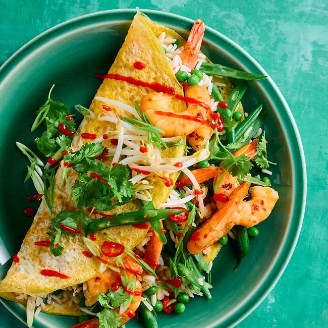 Healthier Nasi Goreng Omelette