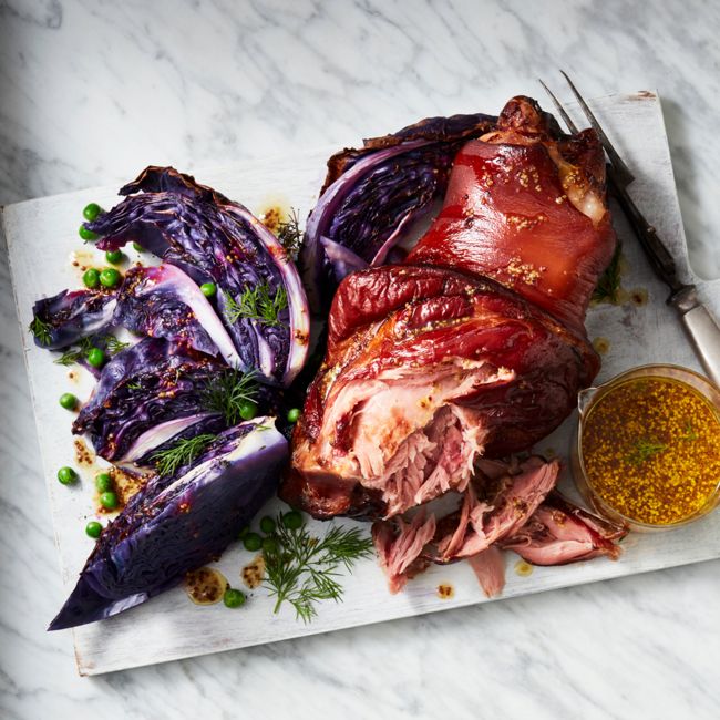 Meaty Ham Hock & Cabbage Tray Bake