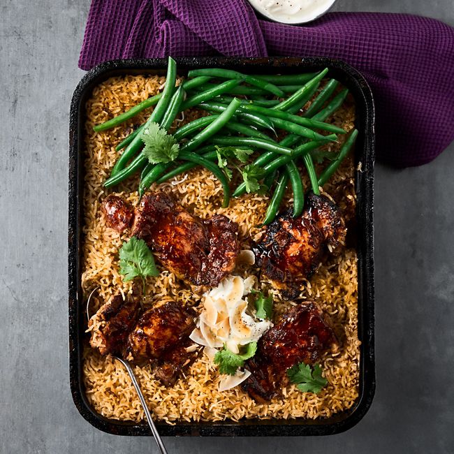 One-pan Butter Chicken & Rice Bake