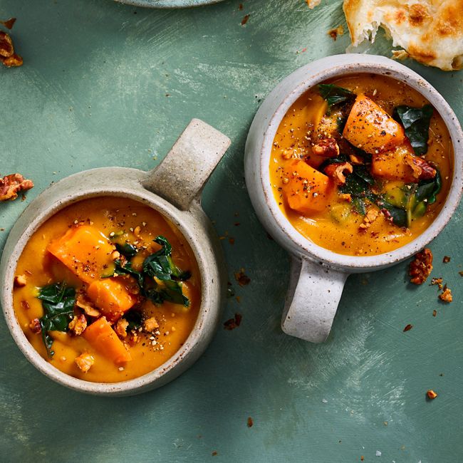 Rice-cooker Sweet Potato & Lentil Soup