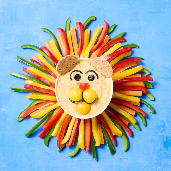 Simba-inspired Hummus Dip