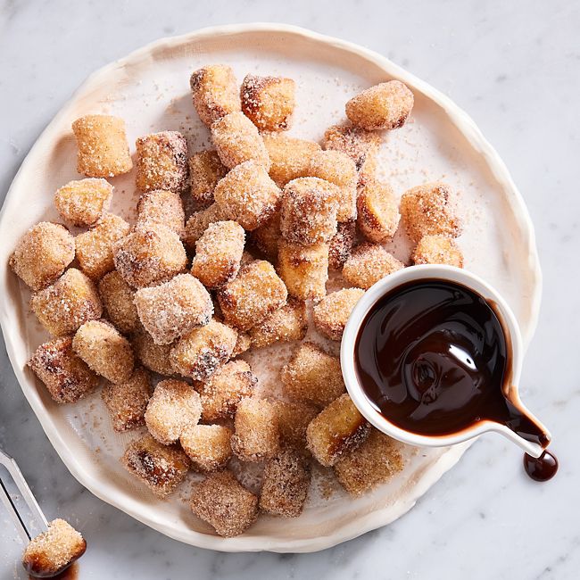 Air-fryer Cinnamon Gnocchi Doughnuts