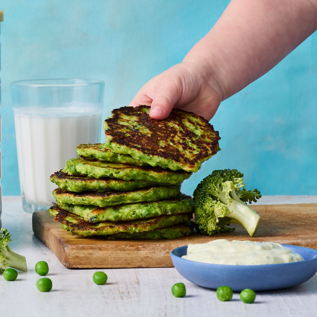 Broccoli & Pea Fritters Recipe Woolworths