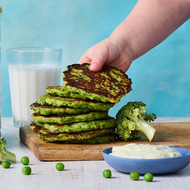 Broccoli & Pea Fritters