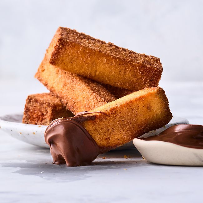 Cake Churros with Nutella