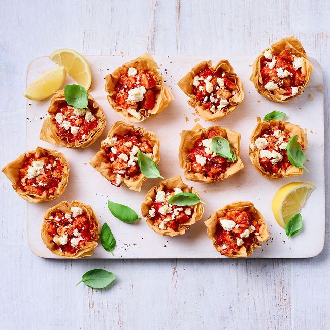 Chicken & Fetta Cups