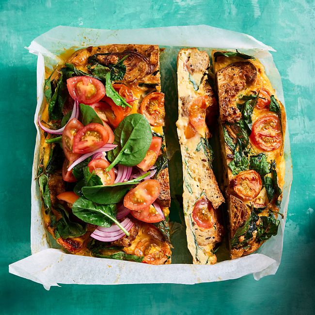 Healthier Air-fryer Bruschetta Frittata