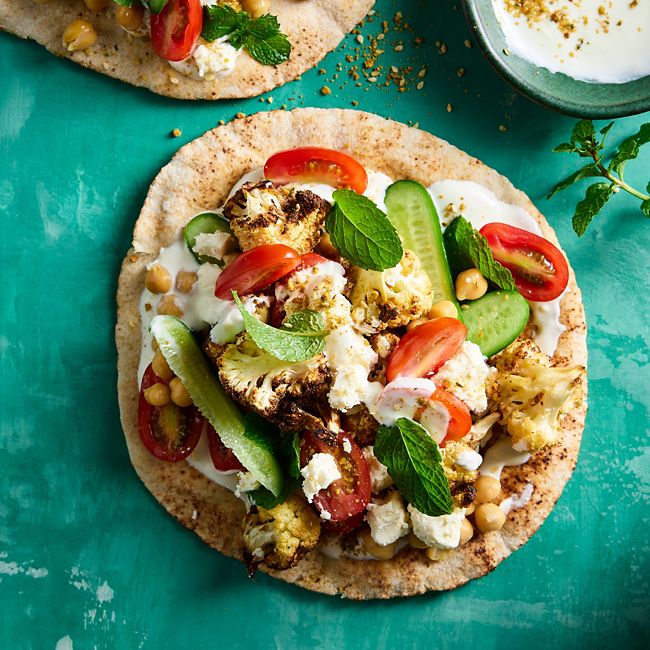 Healthier Air-fryer Cauliflower Gyros