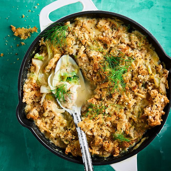 Healthier Leek & Fish Pie