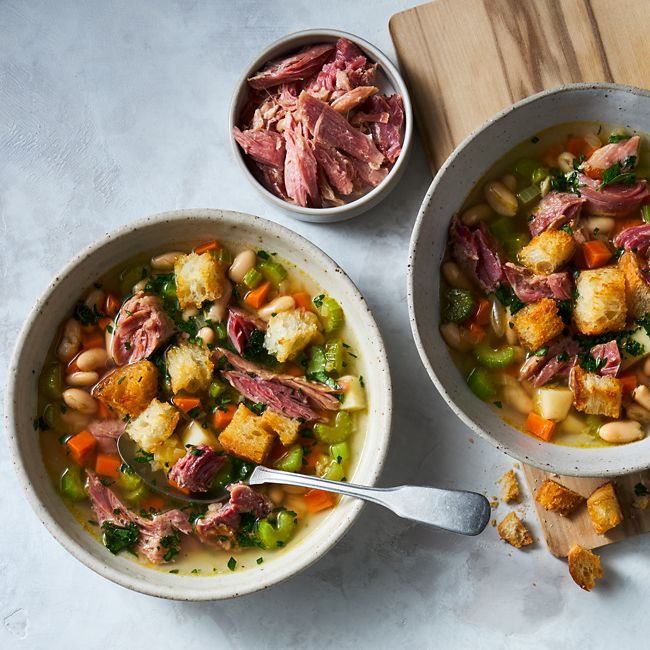Hearty Ham & Bean Soup