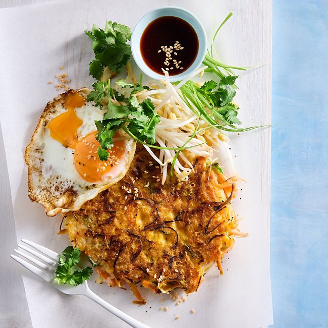 Korean-style Crispy Vegetable Pancakes