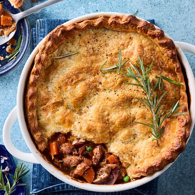 Chicken Coq Au Vin Pot Pie