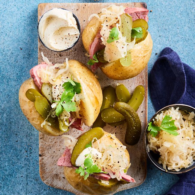 Corned Beef Jacket Potatoes