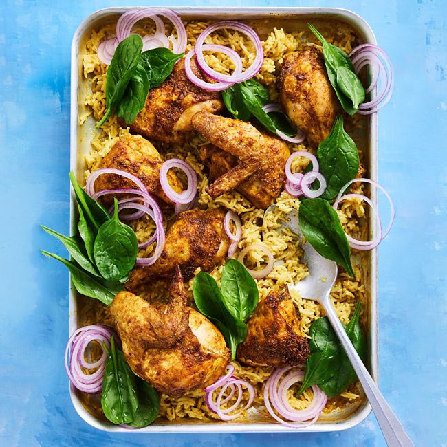 Curry Chicken & Coconut Rice Bake