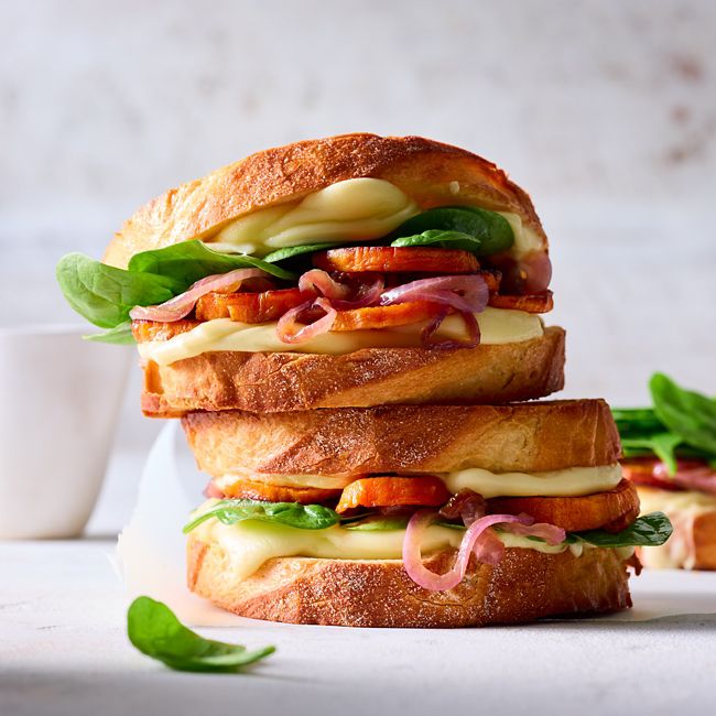 Sweet Potato Welsh Rarebit Toastie 