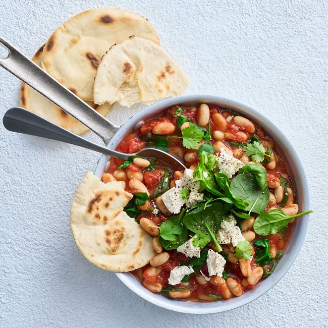 Greek-style Baked Beans