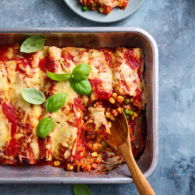 Healthier Italian-style Enchilada Bake