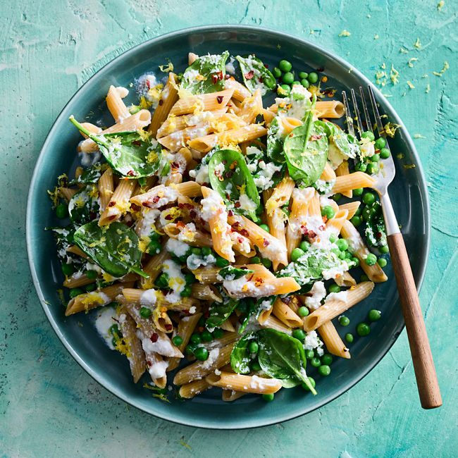 Healthier Lemon Ricotta Pasta