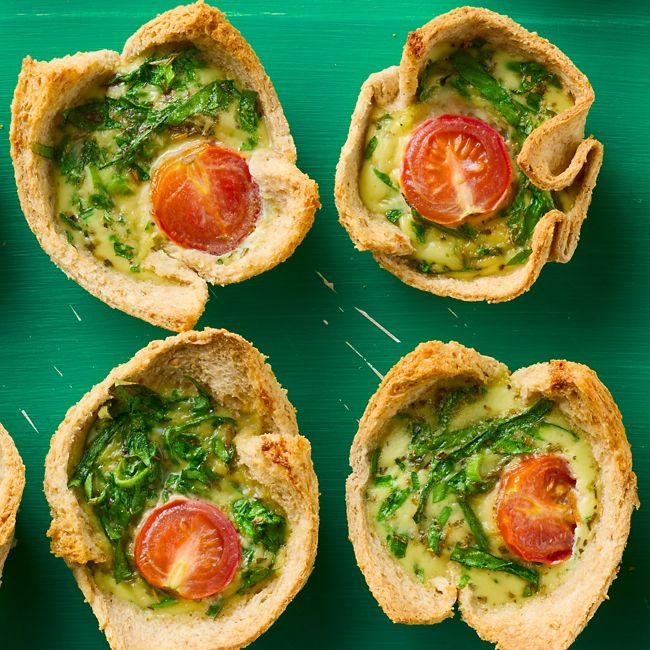 Mini Spinach & Ricotta Quiches
