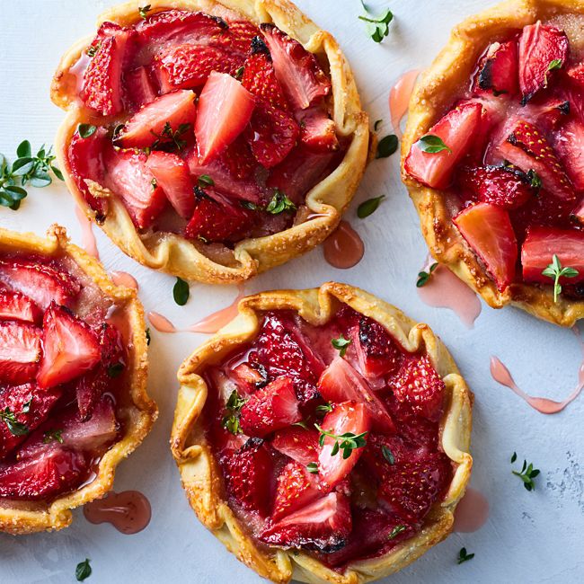 Strawberry & Thyme Galettes