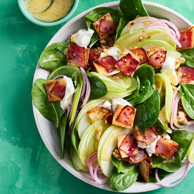 Apple & Chilli Bacon Chip Salad