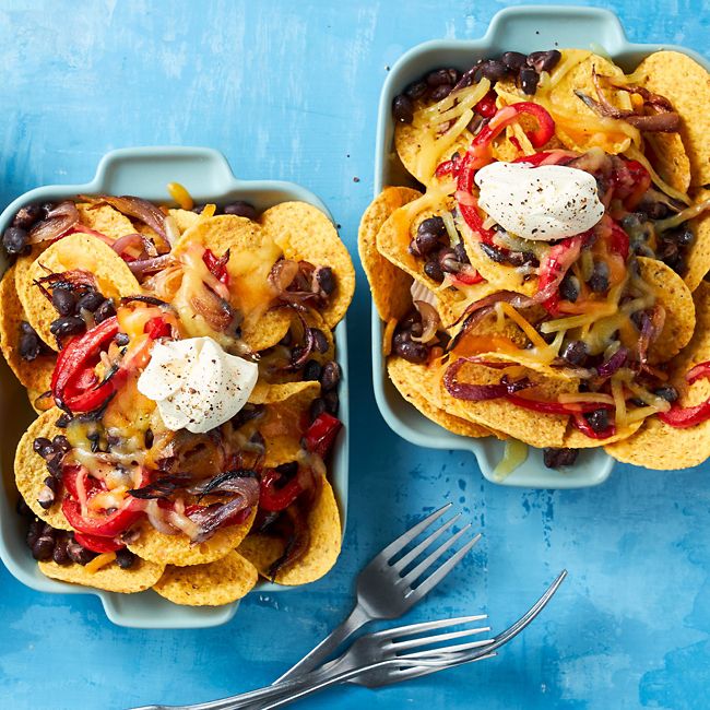 Black Bean Vegetarian Nachos