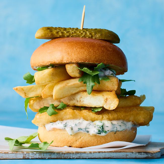 Fish & Chip Burgers