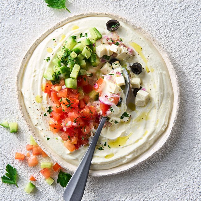 Loaded Greek-style Dip